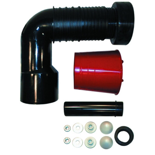 Outlet for toilets DN90/110 PE with rubber foam seal, with building protection during installation and HL226 Outlet for toilets DN90/110 PE with rubber foam seal, with building protection during installation and HL226